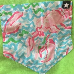 Lilly Print Pocket T-shirt